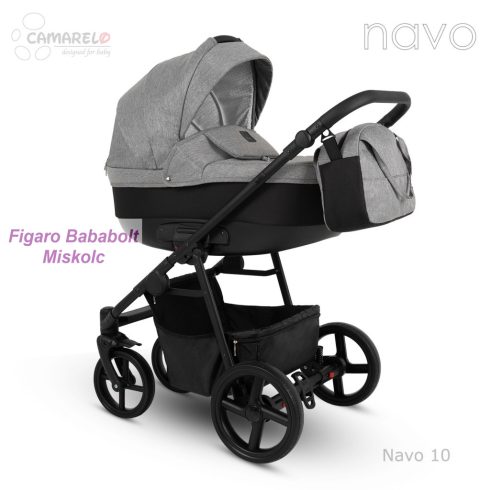 Bergon Camarelo Navo multifunkciós babakocsi 2in1 - 10 szürke