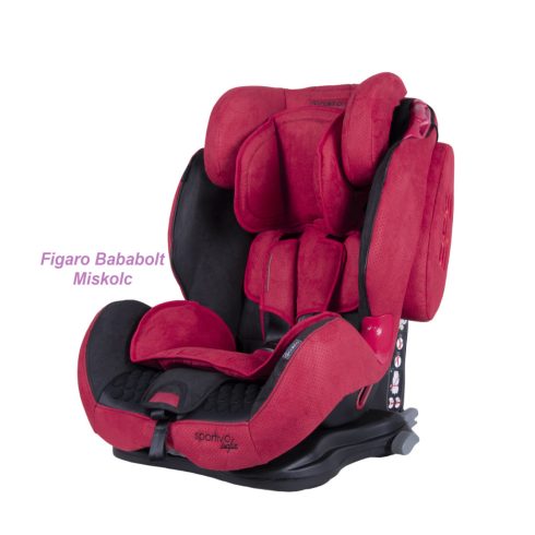 Coletto Sportivo  isofix biztonsági gyerekülés 9-36 kg-Red