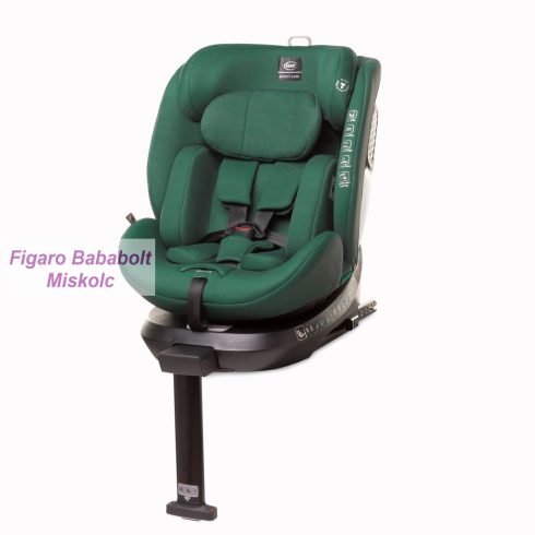 4Baby Enzo-Fix i-Size 40-150cm biztonsági gyerekülés-Dark Green