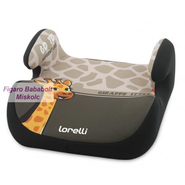   Lorelli Topo Comfort autós ülésmagasító 15-36kg - Giraffe light-dark beige