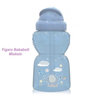   Baby Care Mini szívószálas sportitató 200ml - Moonlight Blue