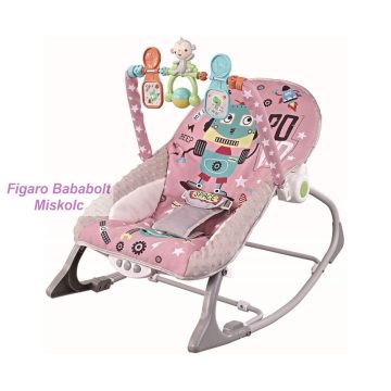   Chipolino Baby Spa rezgő-zenélő pihenőszék 9 kg-ig - Pink