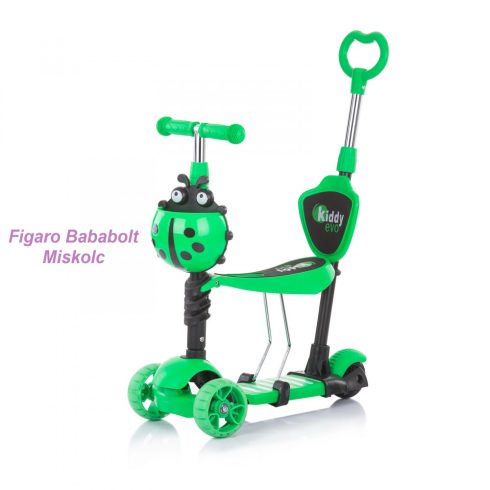 Chipolino Kiddy Evo roller tolókarral - Lime