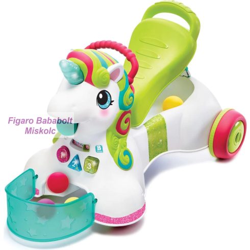 Infantino Sit, Walk & Ride Unicorn 3az1-ben járássegítő