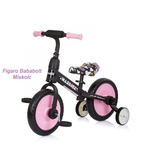 Chipolino Max Bike bicikli segédkerékkel - Pink