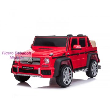   Chipolino Mercedes Maybach G650 elektromos autó bőr üléssel - piros