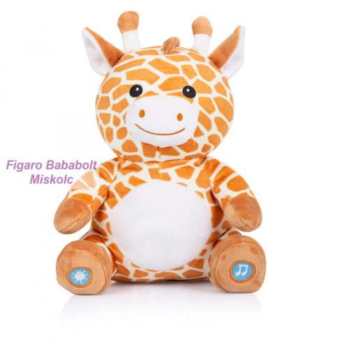 Chipolino Zenélő, világító plüss játék - Giraffe