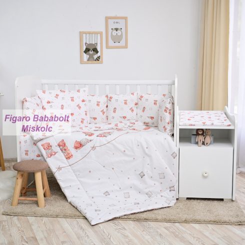 Lorelli ágynemű garnitúra Trend kombi ágyhoz - Bears & Pillows Beige