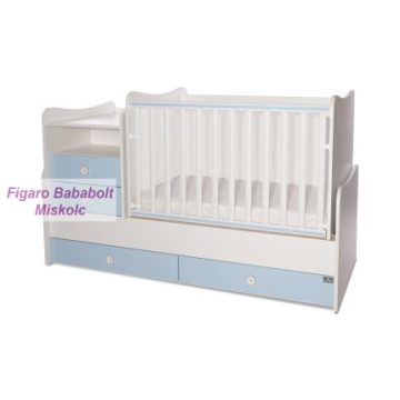 Lorelli Combo kombi ágy 70x170 - White Baby Blue