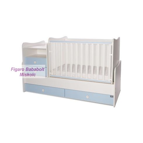 Lorelli Combo kombi ágy 70x170 - White Baby Blue