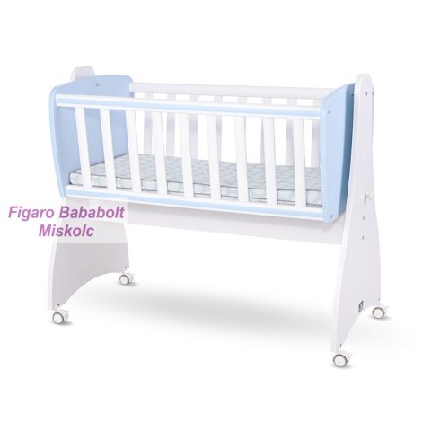 Lorelli First Dreams ringatható bölcső 105x55 - White / Baby Blue New