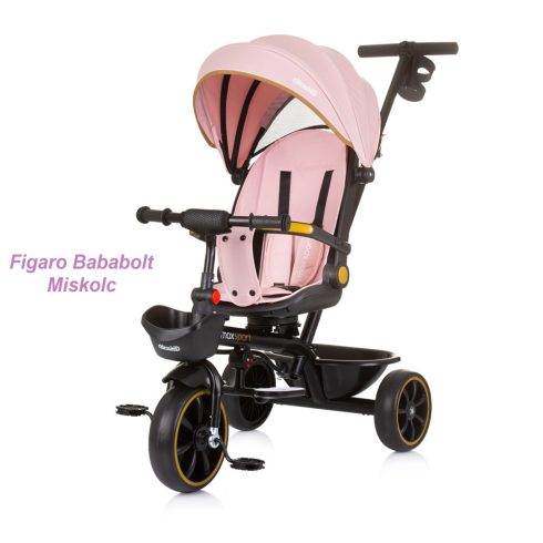 Chipolino Max Sport tricikli kupolával - Flamingo