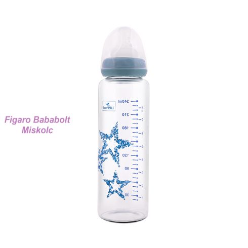 Baby Care Üveg anti-colic cumisüveg 240ml - Blue