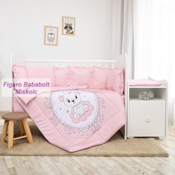   Lorelli ágynemű garnitúra Trend kombi ágyhoz - Little Bear Pink