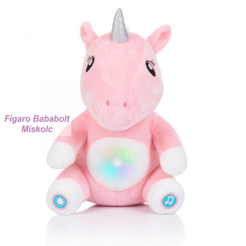 Chipolino Zenélő, világító plüss játék - Unicorn