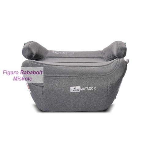 Lorelli Matador autós ülésmagasító Isofix 125-150cm - Attach Grey