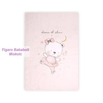 Lorelli Paplan huzat 140x95cm - Pink Ballerina Bear