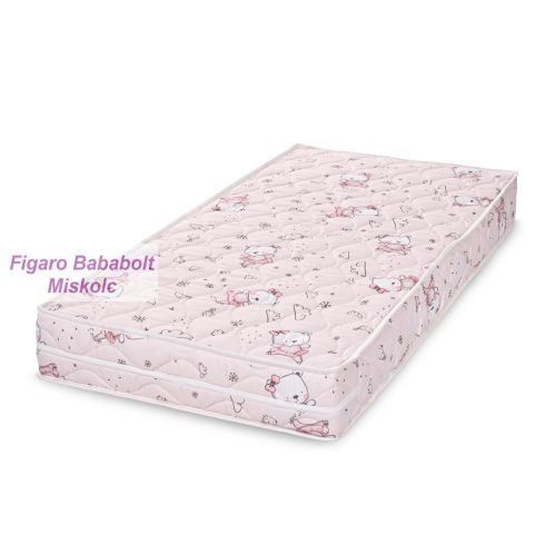 Lorelli Relax szivacs matrac 60x120x12 cm - Pink Ballerina Bear