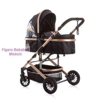   Chipolino Estelle babakocsi mózessé alakítható sport résszel + autóshordozó 0-13kg - Leaves