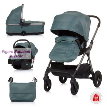   Chipolino Infinity 3in1 multifunkciós babakocsi - Pastel green