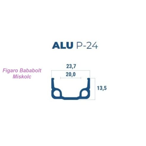 Beretta P-24  20x1.75 alu felni