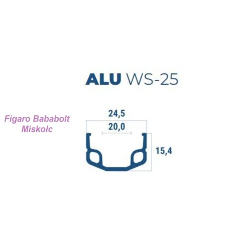 Beretta WS-25  28x1-1/2 alu felni