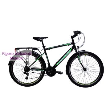   Capriolo Passion Man 26" férfi MTB kerékpár 19" Fekete-Fehér-Zöld