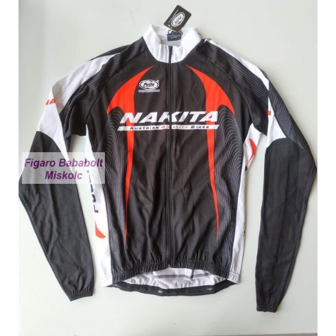 Nakita Team hosszúujjú thermo mez (XL) fekete