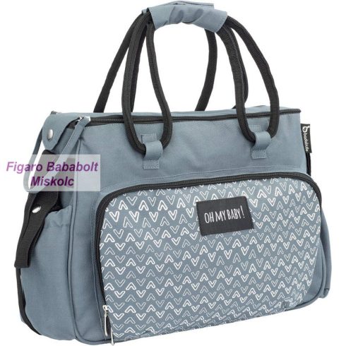 Badabulle pelenkázó táska BOHO "grey" B043020