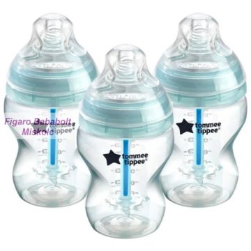   Tommee Tippee Advanced anti colic cumisüveg 3x260 ml light blue