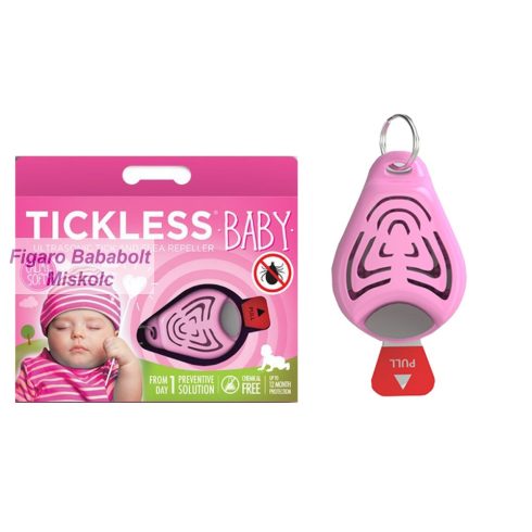 Tickless Baby ultrahangos kullancsriasztó "pink"