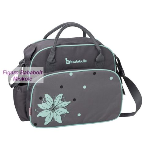 Badabulle pelenkázó táska B043014 "zöld virág"