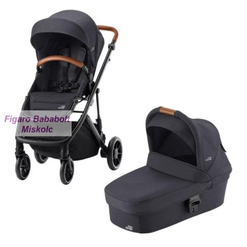 Britax Römer Strider M sport babakocsi + Strider M mózeskosár - Black Shadow