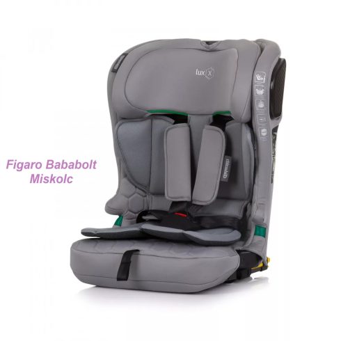 Chipolino Lux i-Size isofix 76-150 cm "granite"