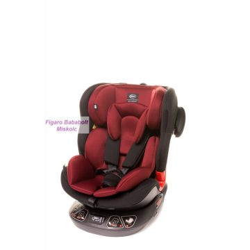   4 Baby Space-fix 360°-ban forgatható 0-36kg isofixes gyermekülés "red"