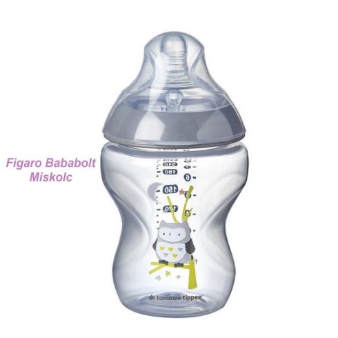 Tommee Tippee Closer to Nature cumisüveg 260ml "Ollie bagoly"