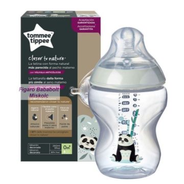   Tommee Tippee Closer To Nature cumisüveg 260ml színes 0+ Panda