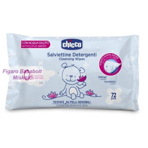 Chicco lótusz-vizes törlőkendő 72 db-os