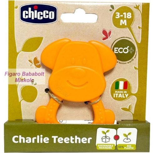 Chicco Charlie kutyás rágóka ECO "narancssárga"