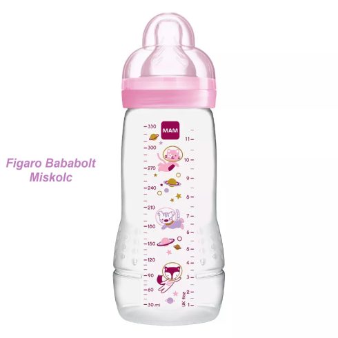 Mam Baby Bottle 330 ml "rózsaszín"