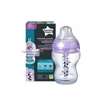   Tommee Tippee Advanced Anti-colic 260 ml. cumisüveg " lila "