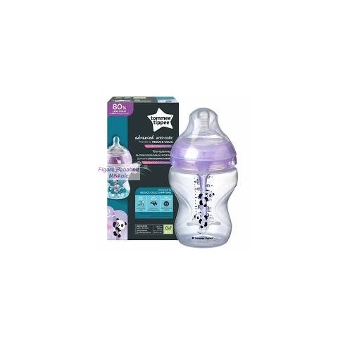 Tommee Tippee Advanced Anti-colic 260 ml. cumisüveg " lila "