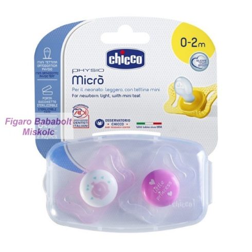 Chicco Physio Micro cumi 0-2 hó (2 db) "little princess"